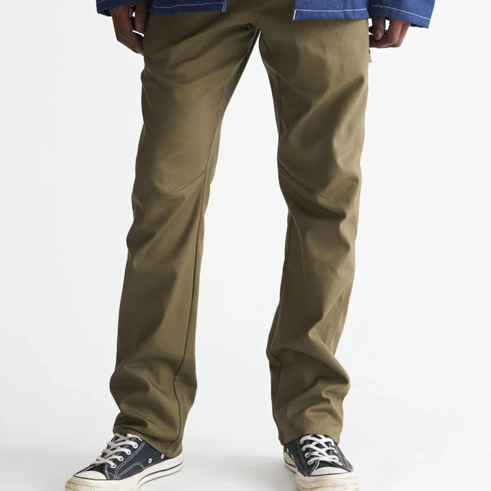 NWT Dickies Regular Fit Flex Duck Canvas Carpenter Jeans in Olive Green sz 36
